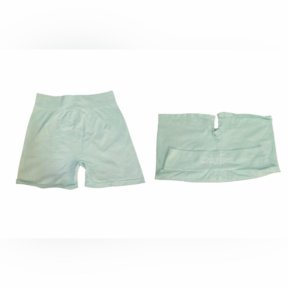 Kappa Pants - Kappa Mint Green Seamless Bike Shorts – Women’s L